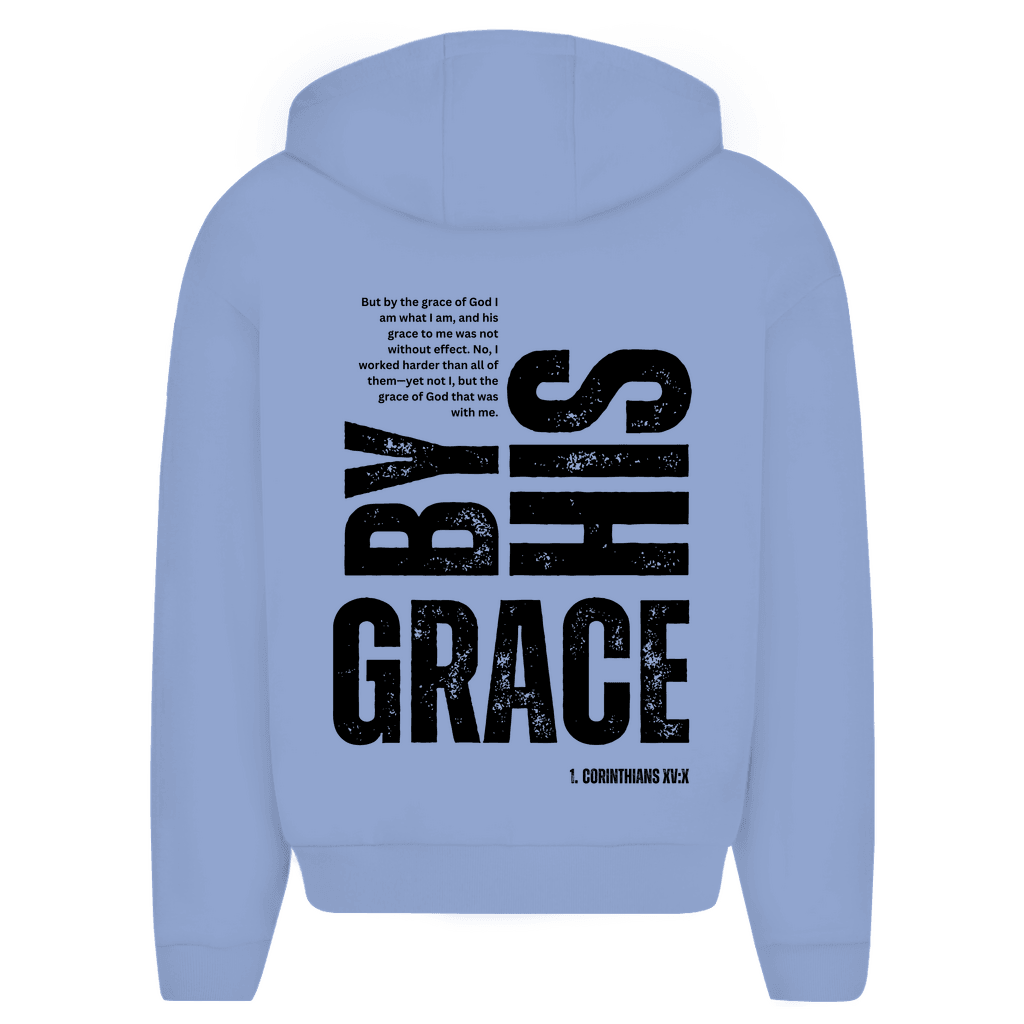 Herren Oversize Zipper Hoodie 