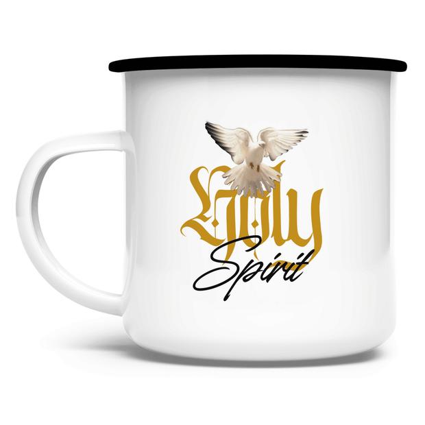 Emaille Tasse "Holy Spirit" - by-grace.store