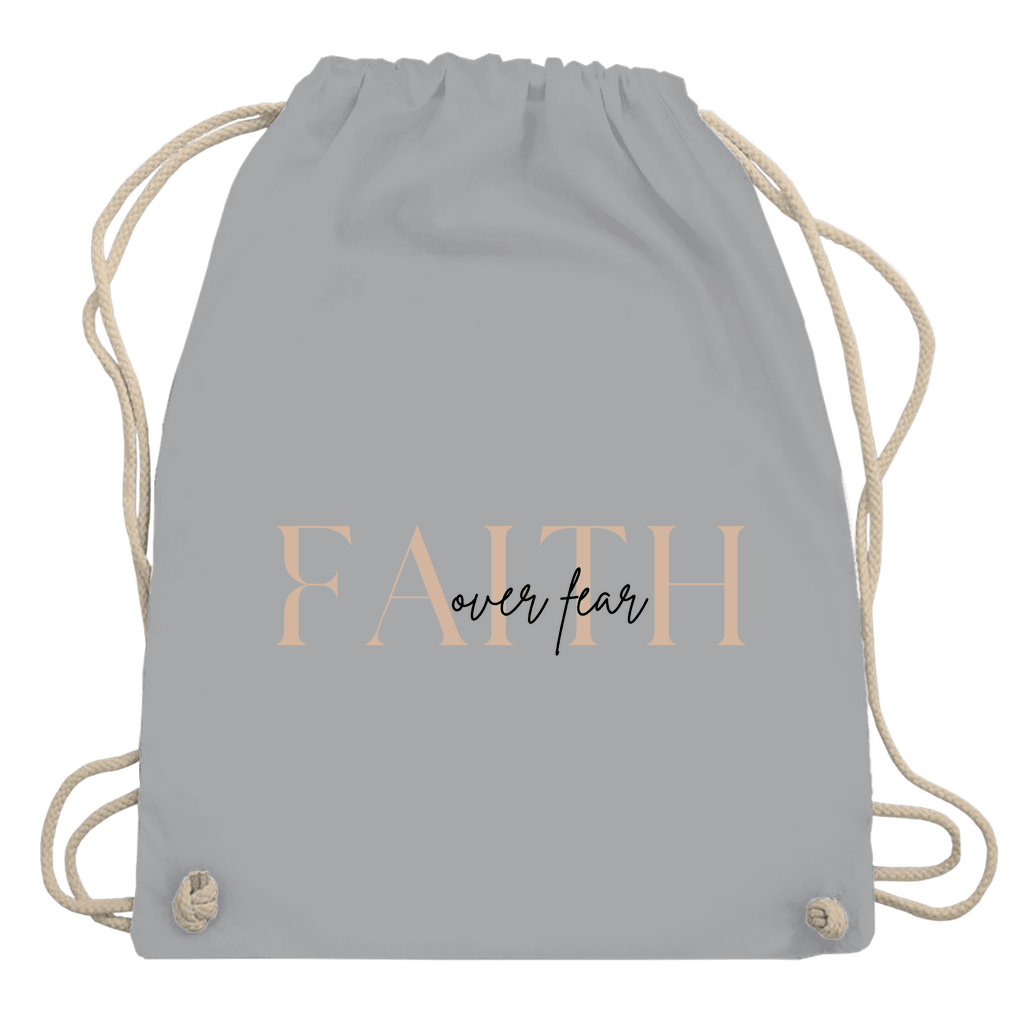 Turnbeutel "Faith over Fear" - by-grace.store