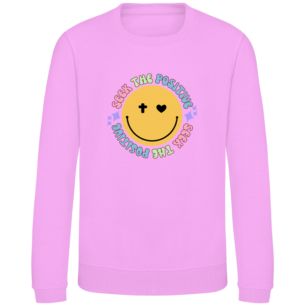 Kinder Sweatshirt "Seek the Positive" - by-grace.store