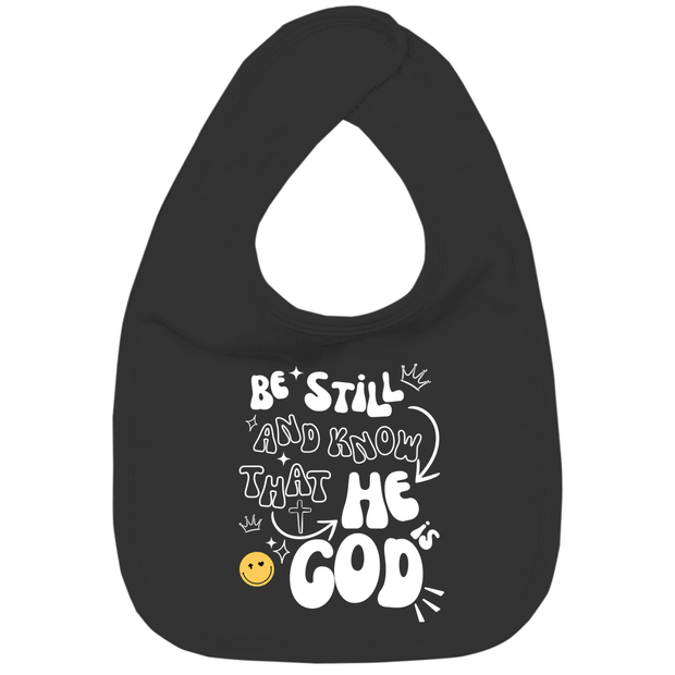 Kinder Bio Lätzchen "He is God" - by-grace.store