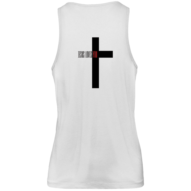 Herren Premium Tank Top "Jesus loves you" - by-grace.store