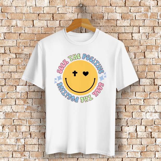 Unisex T-Shirt "Seek the Positive" - by-grace.store