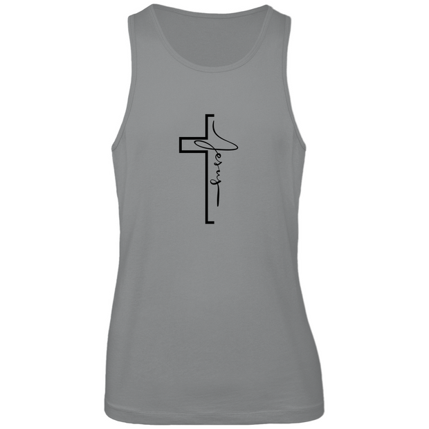 Herren Premium Tank Top "Jesus Cross" - by-grace.store