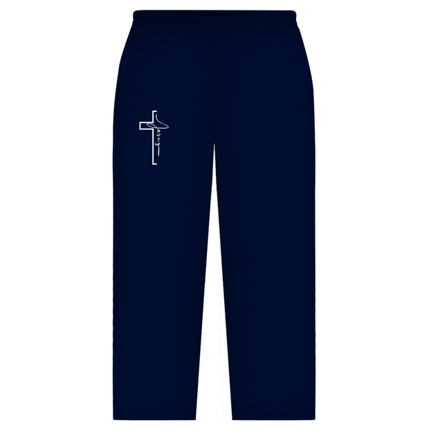 Oversize Sweatpants "Jesus Cross" - by-grace.store