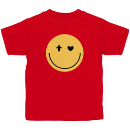 Kinder T-Shirt „Smiley“ – Christliches Motivshirt für Jungen & Mädchen | byGraceStore