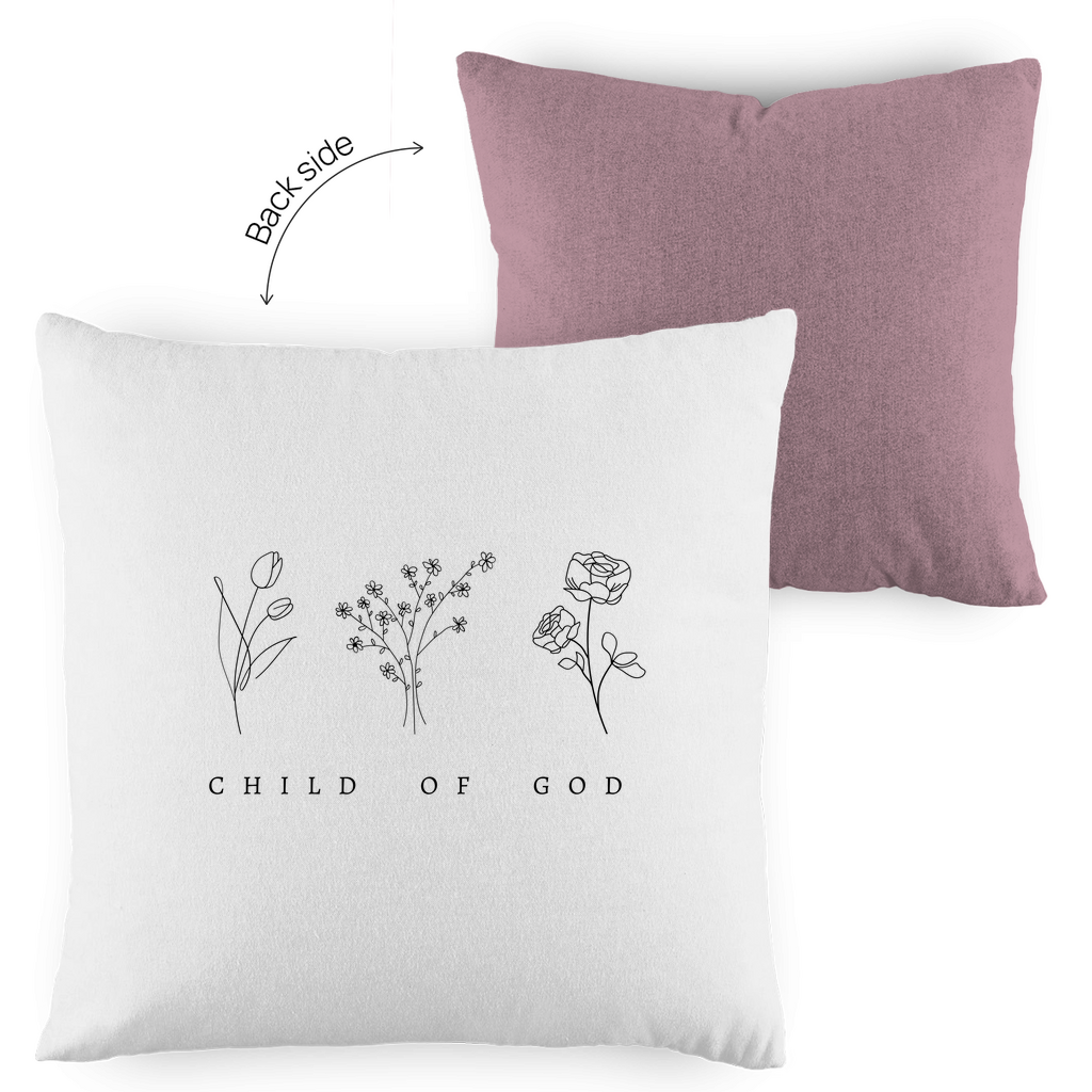 Kopfkissen zweifarbig "Child of God" - by-grace.store