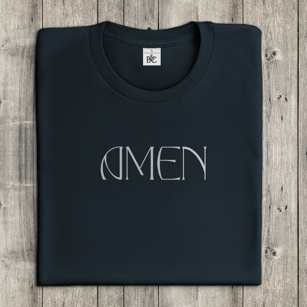 Christliches Damen T-Shirt »Amen« – Glaubens-Statement | by-grace.store