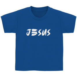 Kinder T-Shirt „JESUS“ – Christliches Statement Shirt für Jungen & Mädchen | byGraceStore