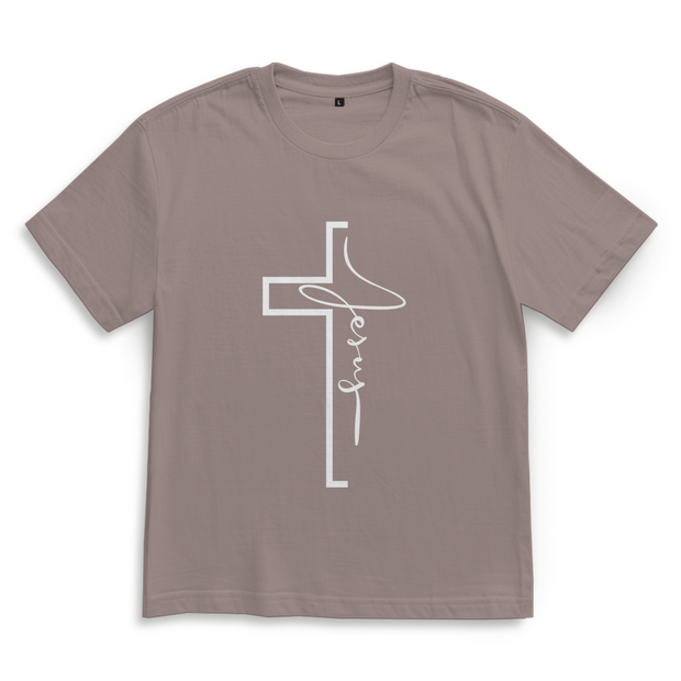 Oversize T-Shirt "Jesus Cross" - by-grace.store