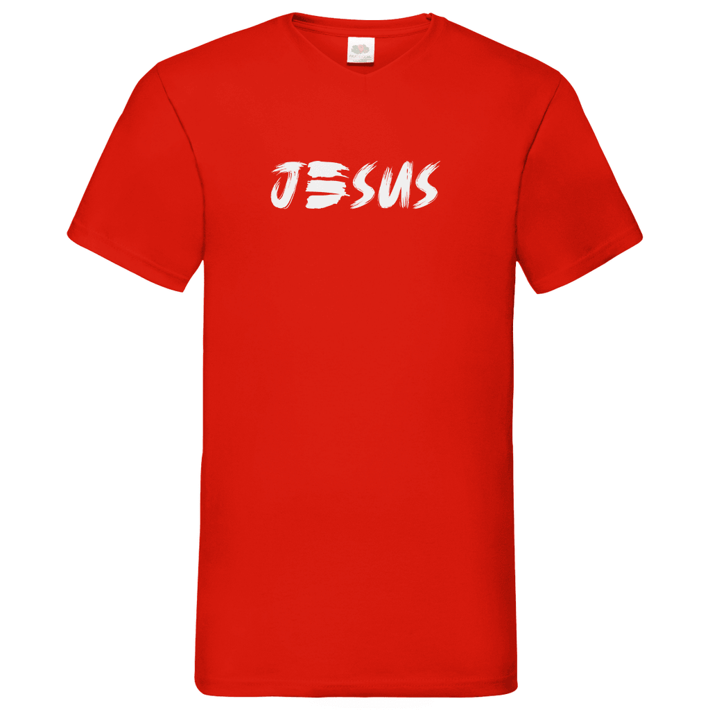 Herren Basic V-Neck T-Shirt 