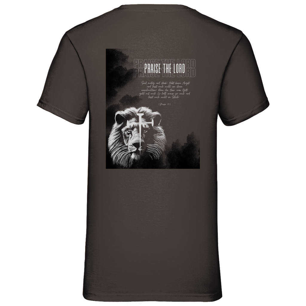 Herren Basic V-Neck T-Shirt 