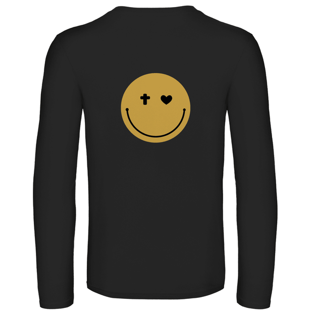 Unisex Langarmshirt "Smiley" - by-grace.store