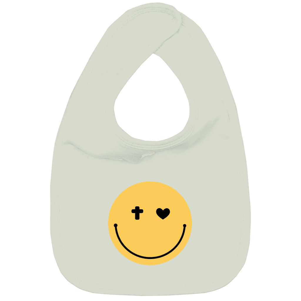 Kinder Bio Lätzchen "Smiley" - by-grace.store