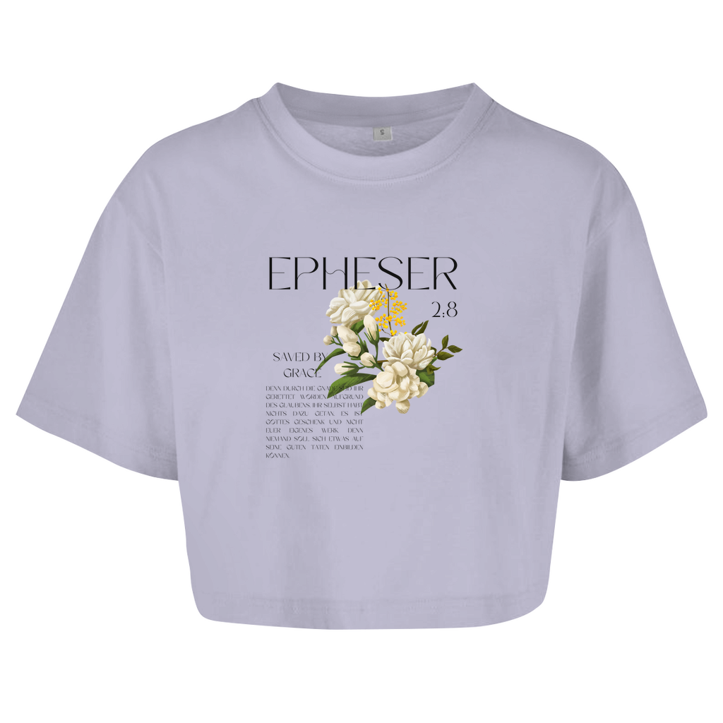 Damen Oversize Crop Top 