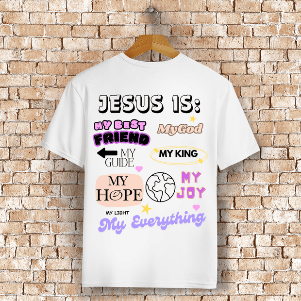 ST/ST Creator T-Shirt "Jesus is" - by-grace.store