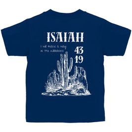 Kinder T-Shirt „Isaiah 43:19“ – Christliches Bibelvers Shirt aus Bio-Baumwolle | byGraceStore