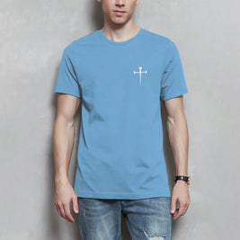 Herren T-Shirt Kreuz - by-grace.store