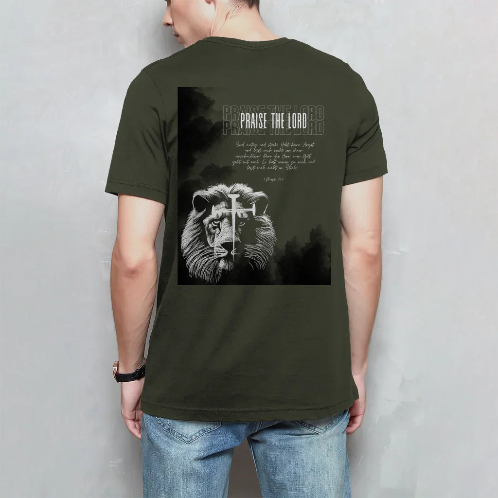 Herren T-Shirt Kreuz - by-grace.store