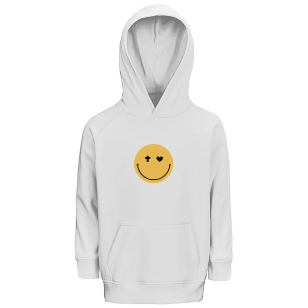 Kinder Premium Bio Hoodie "Smiley" - by-grace.store
