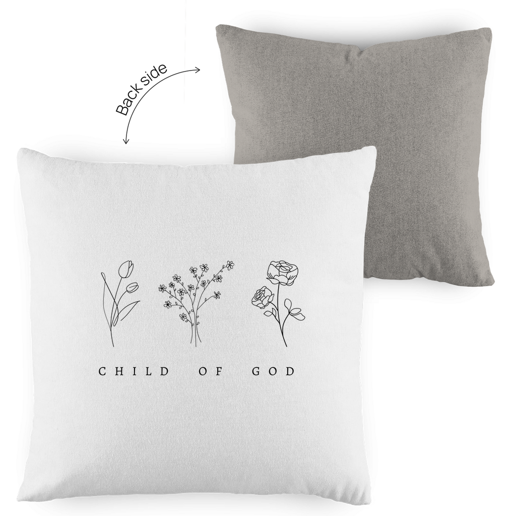 Kopfkissen zweifarbig "Child of God" - by-grace.store