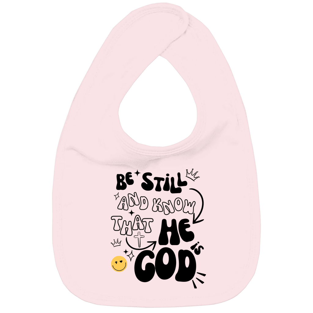 Kinder Bio Lätzchen "He is God" - by-grace.store