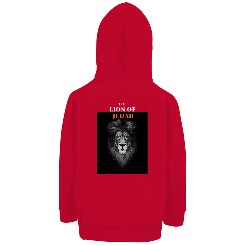 Kinder Premium Bio Hoodie "Lion of Judah" - by-grace.store