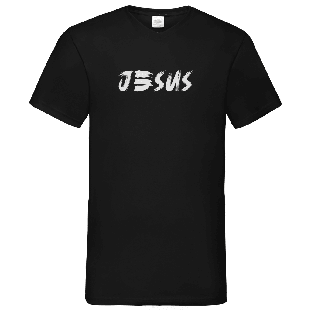 Herren Basic V-Neck T-Shirt 