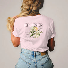 Damen T-Shirt "Saved" - by-grace.store