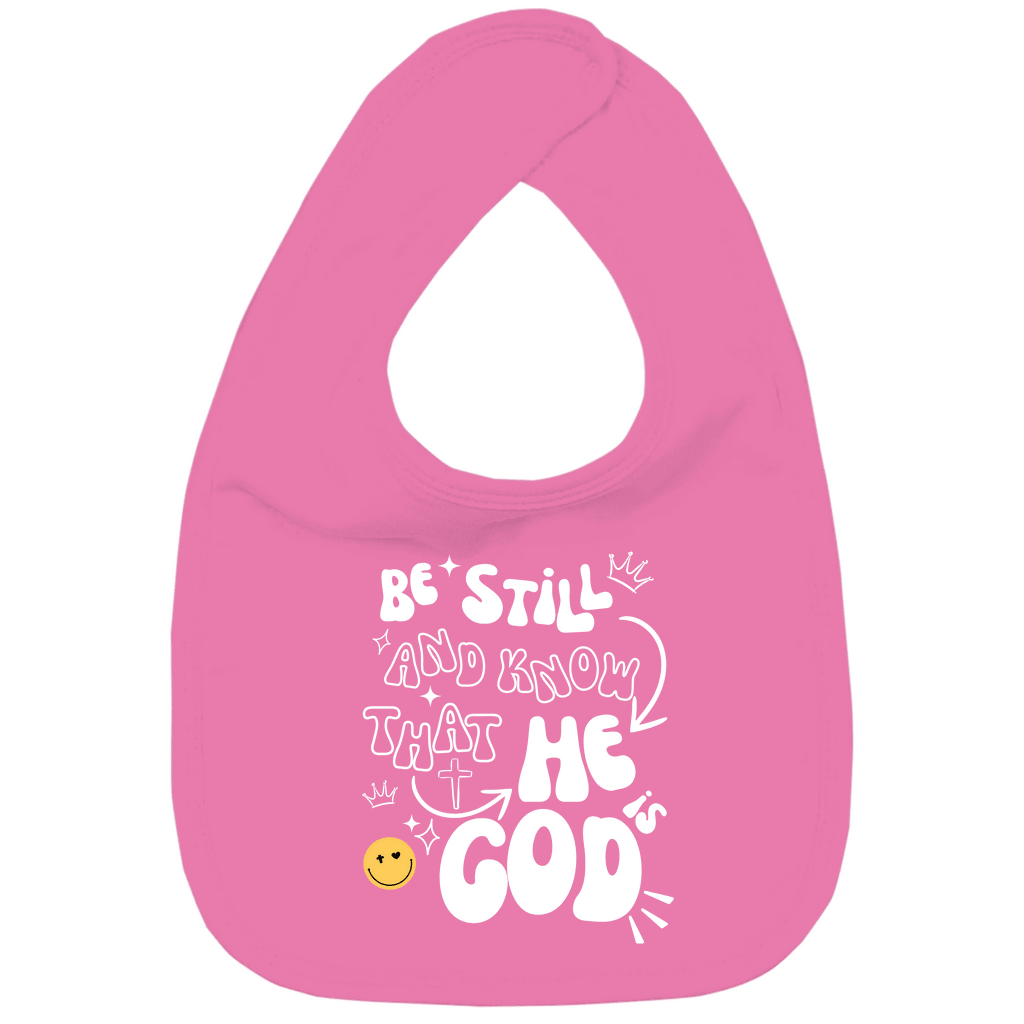 Kinder Bio Lätzchen "He is God" - by-grace.store
