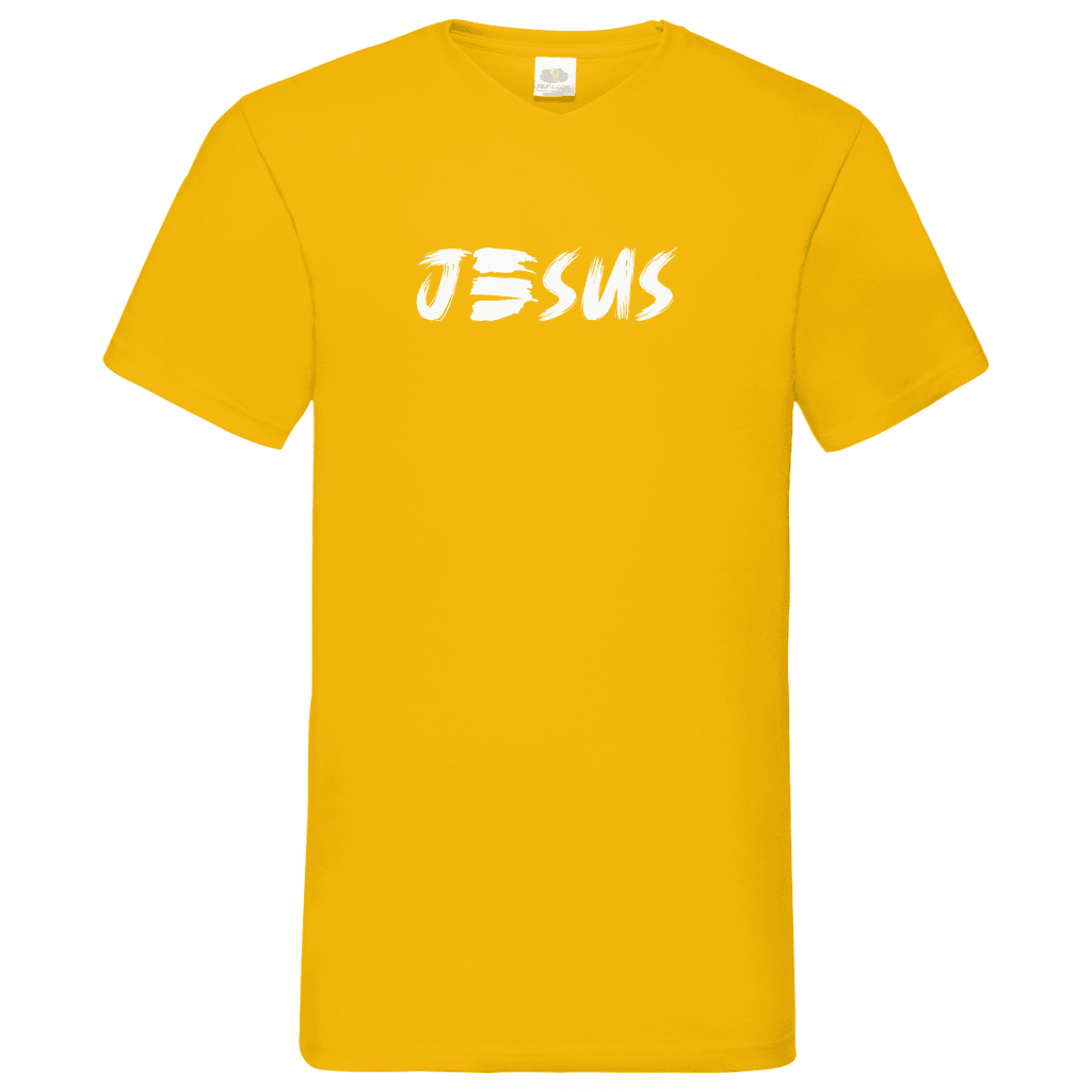 Herren Basic V-Neck T-Shirt 