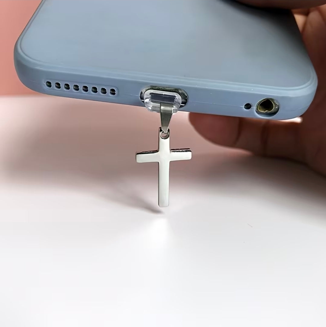 Smartphone Schmuck mit Kreuz-Anhänger – by-grace.store