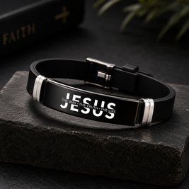 Christliches Jesus Armband „The Way, The Truth, The Life“ – Edelstahl | Johannes 14,6