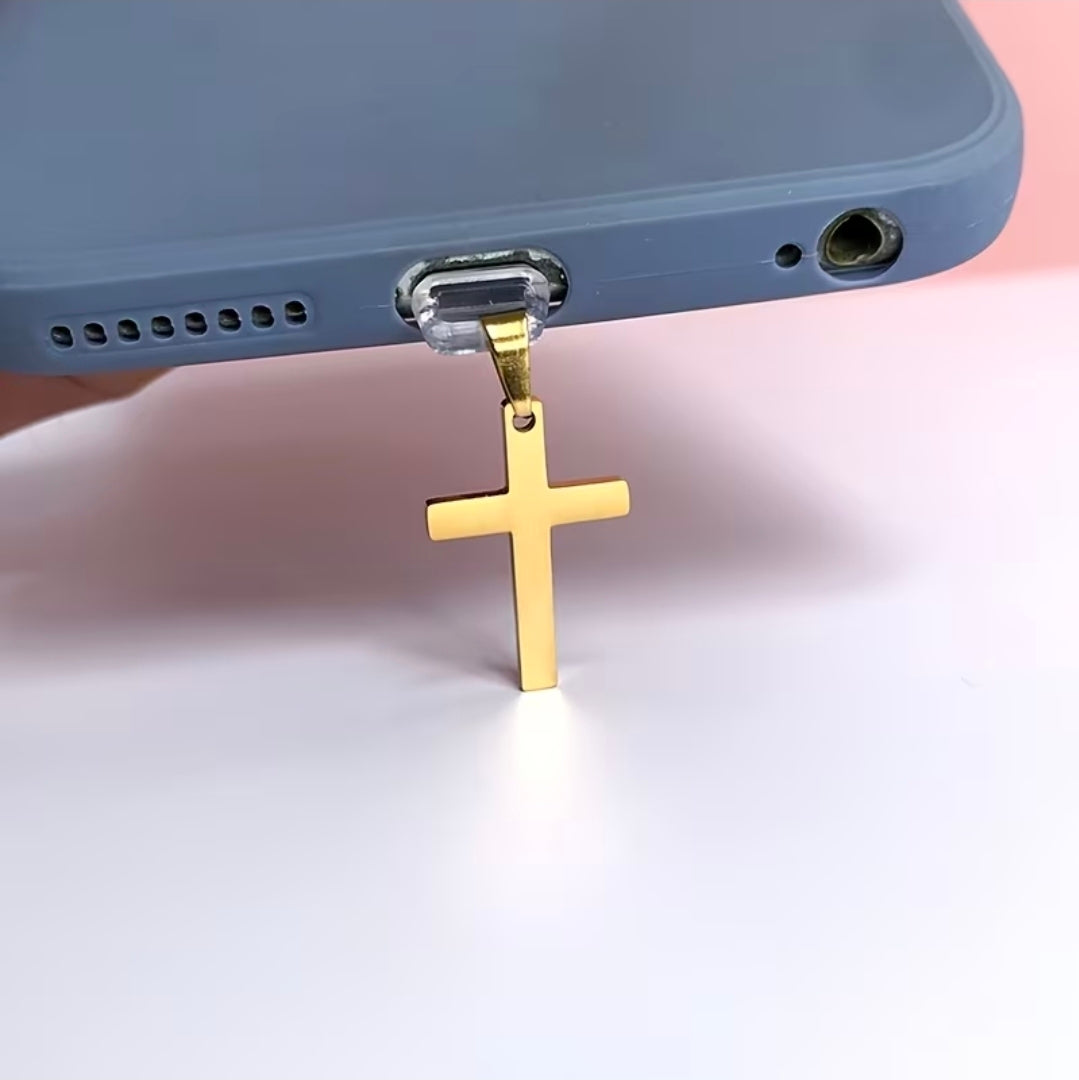 Smartphone Schmuck mit Kreuz-Anhänger – by-grace.store