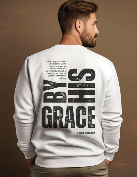 Herren Premium Bio Sweatshirt "Grace" - by-grace.store