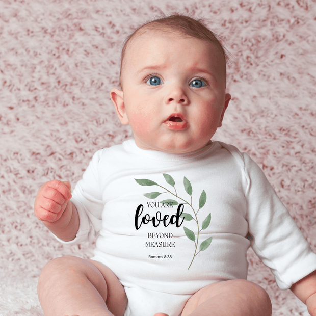 Baby Bio Bodysuite Langarm "Loved" - by-grace.store