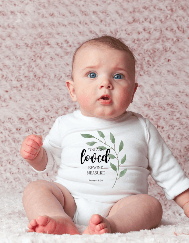 Baby Bio Bodysuite Langarm "Loved" - by-grace.store