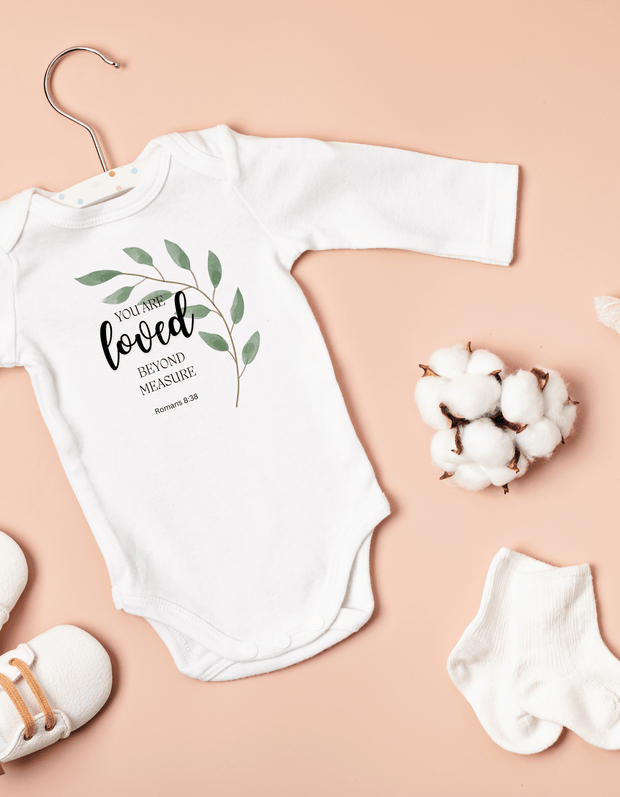 Baby Bio Bodysuite Langarm "Loved" - by-grace.store